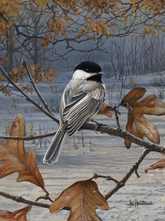 Hautman - Chickadee painting