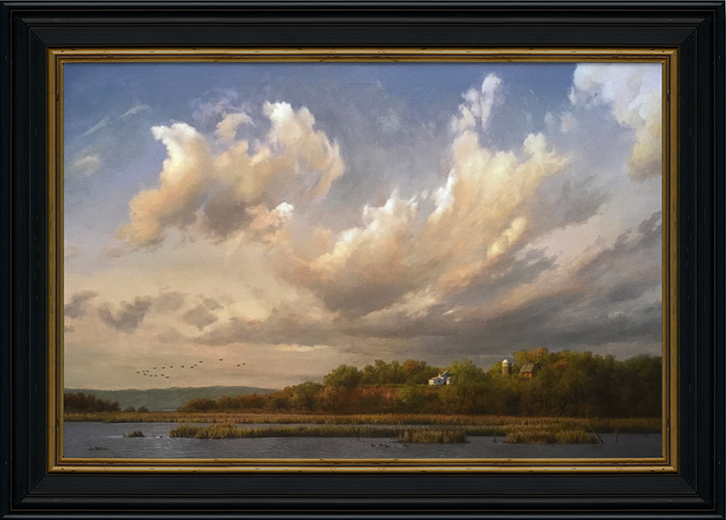 Cloudscape painting